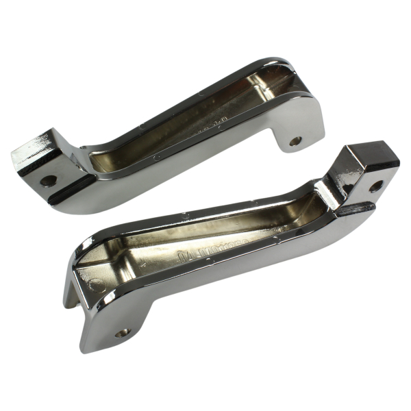 Sozius-Fußrasten-Tieferlegung - Paar → verchromt