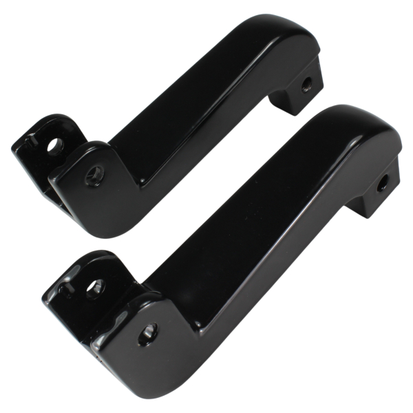 Sozius-Fußrasten-Tieferlegung - Paar - schwarz