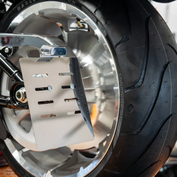 Kennzeichenplatte - 18 x 20 cm - Edelstahl poliert