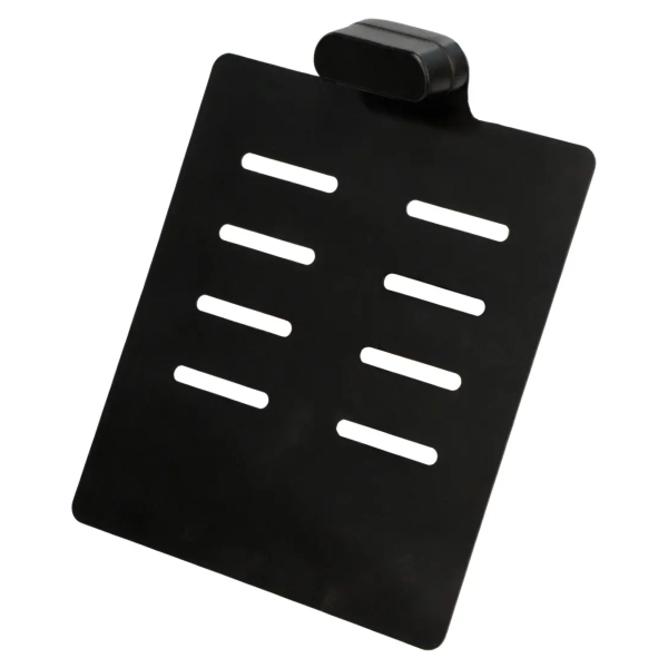 Kennzeichenplatte - 18 x 20 cm - schwarz