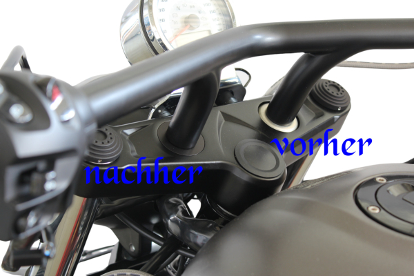 Riser-Adapter - M12 - für Riser ohne Kabeldurchführung - schwarz