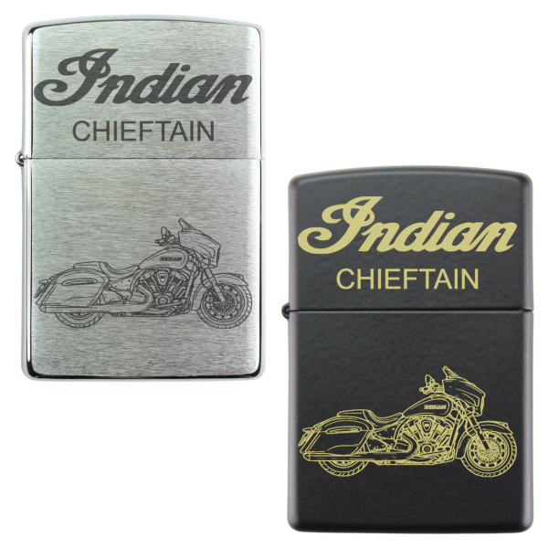 Zippo mit Gravur → Indian Chieftain