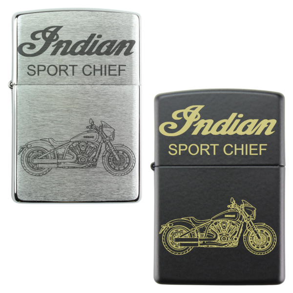 Zippo mit Gravur → Indian Sport Chief