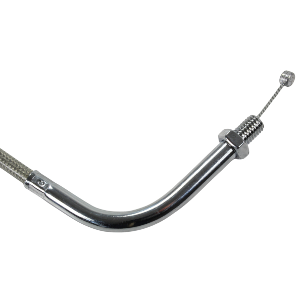 Gaszug Schließer von Motion Pro → Stahlflex → 120 mm länger